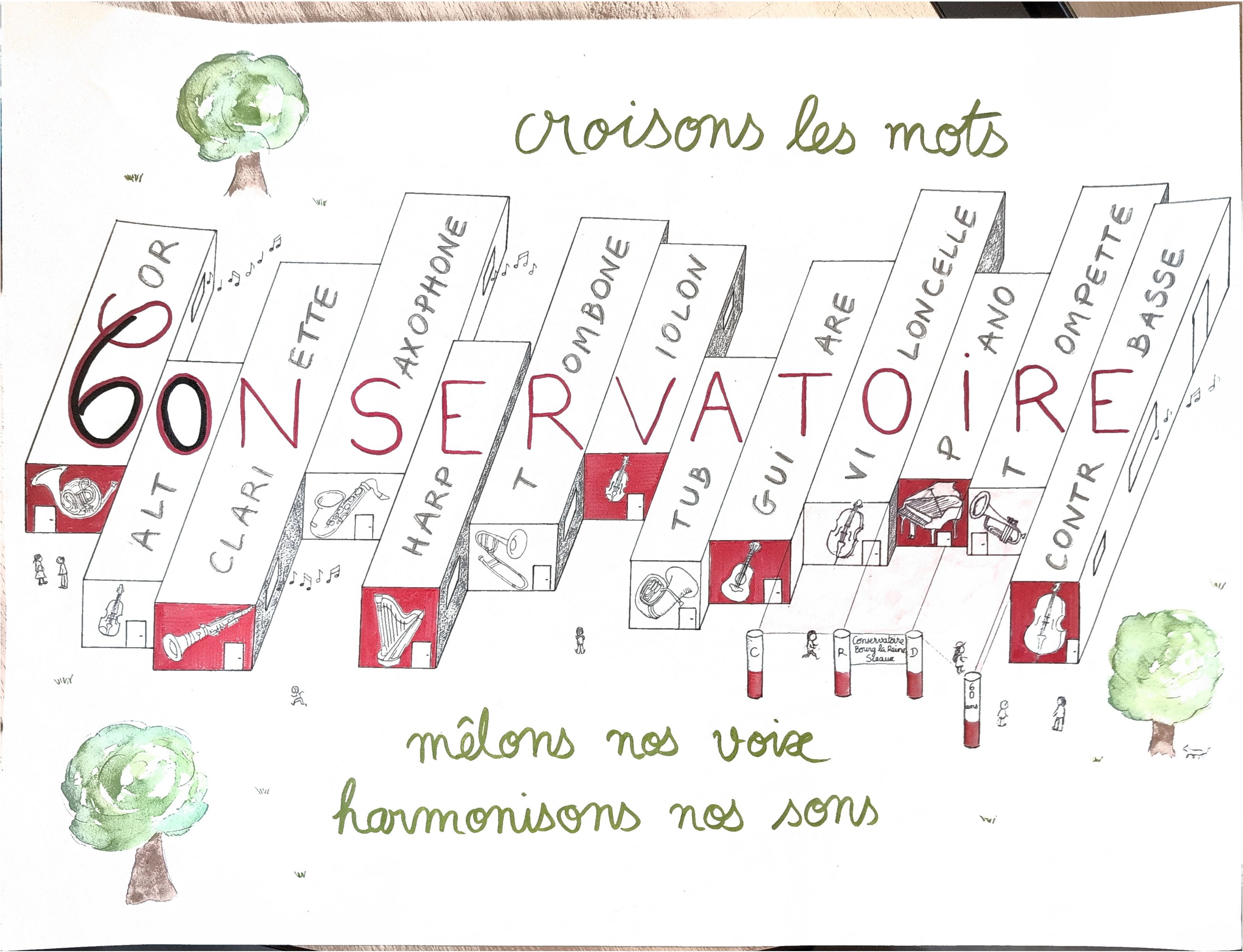 Mots croisés Conservatoire