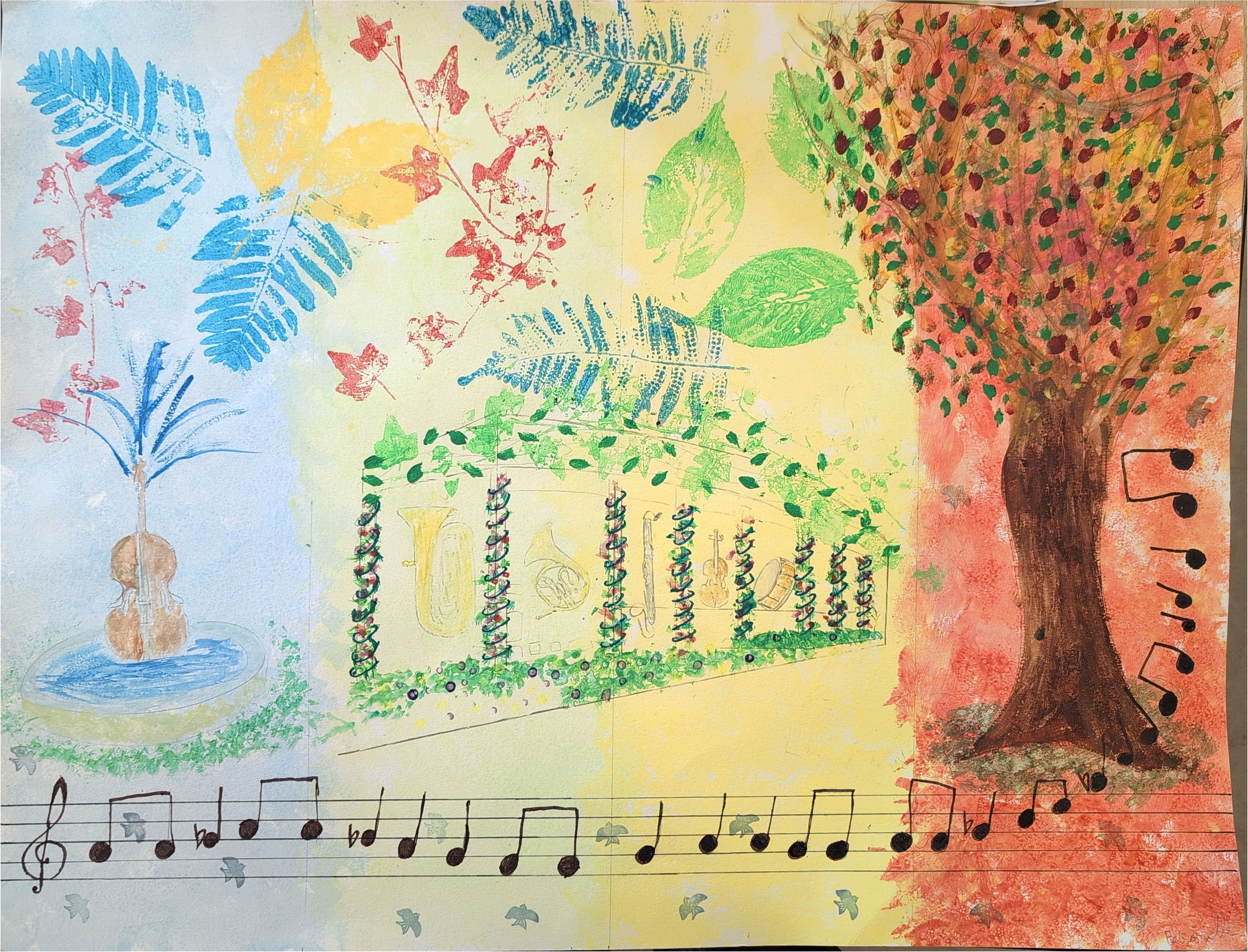 Peinture nature et musique